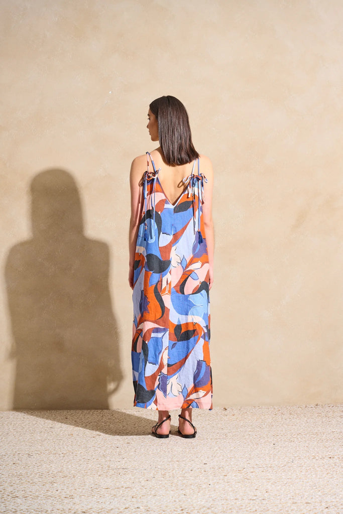 DorsaLi Santorini Sunset Beach Dress - Victoire BoutiqueDorsaLiDresses Ottawa Boutique Shopping Clothing