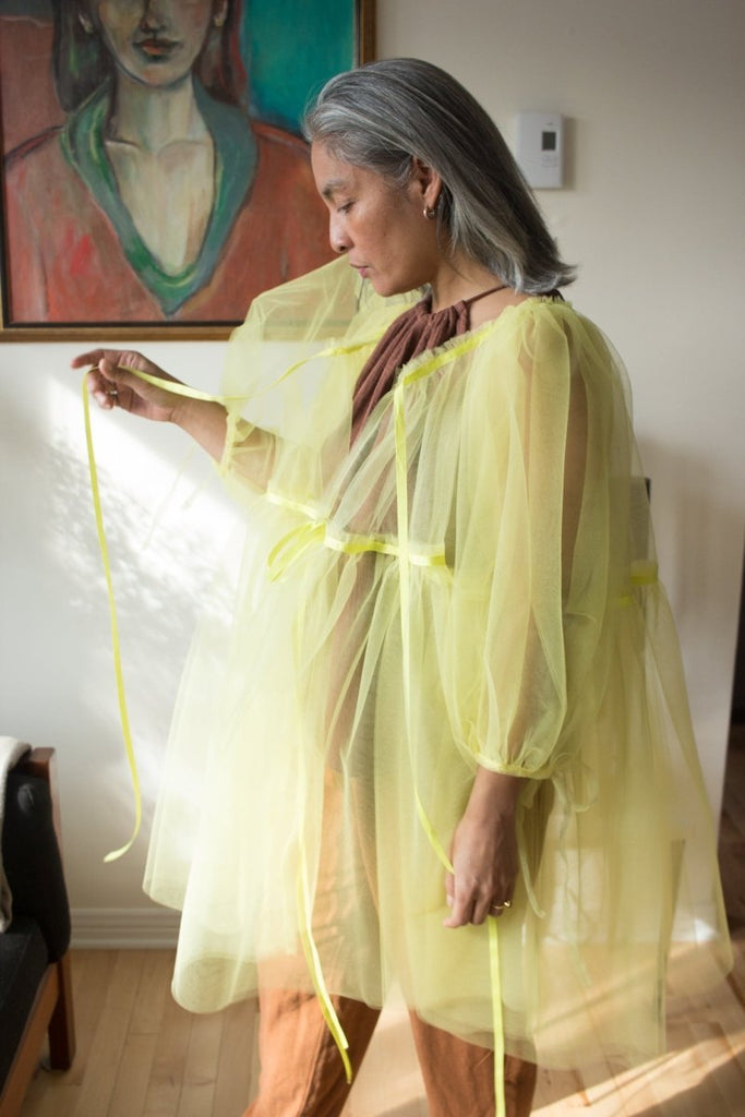 Eliza Faulkner Ariel Dress (Yellow Tulle) - Victoire BoutiqueEliza FaulknerDresses Ottawa Boutique Shopping Clothing