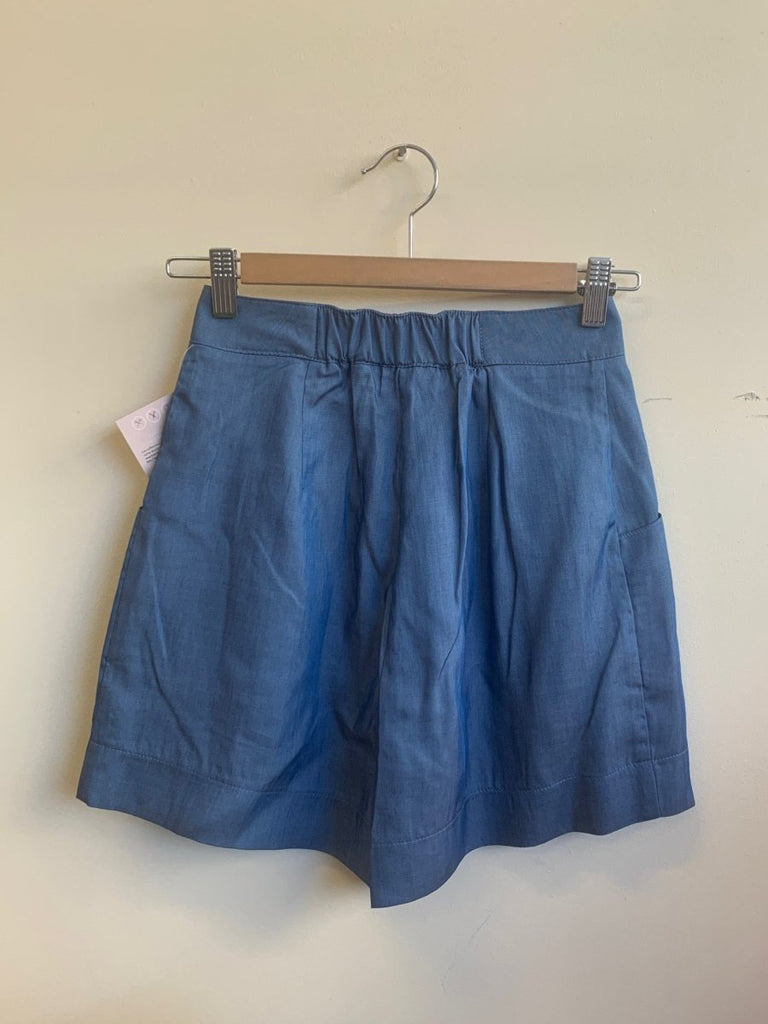 Meemoza Maelle Shorts (New Blue Tencel) - Victoire BoutiqueMeemozabottoms Ottawa Boutique Shopping Clothing