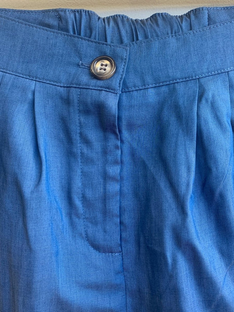 Meemoza Maelle Shorts (New Blue Tencel) - Victoire BoutiqueMeemozabottoms Ottawa Boutique Shopping Clothing