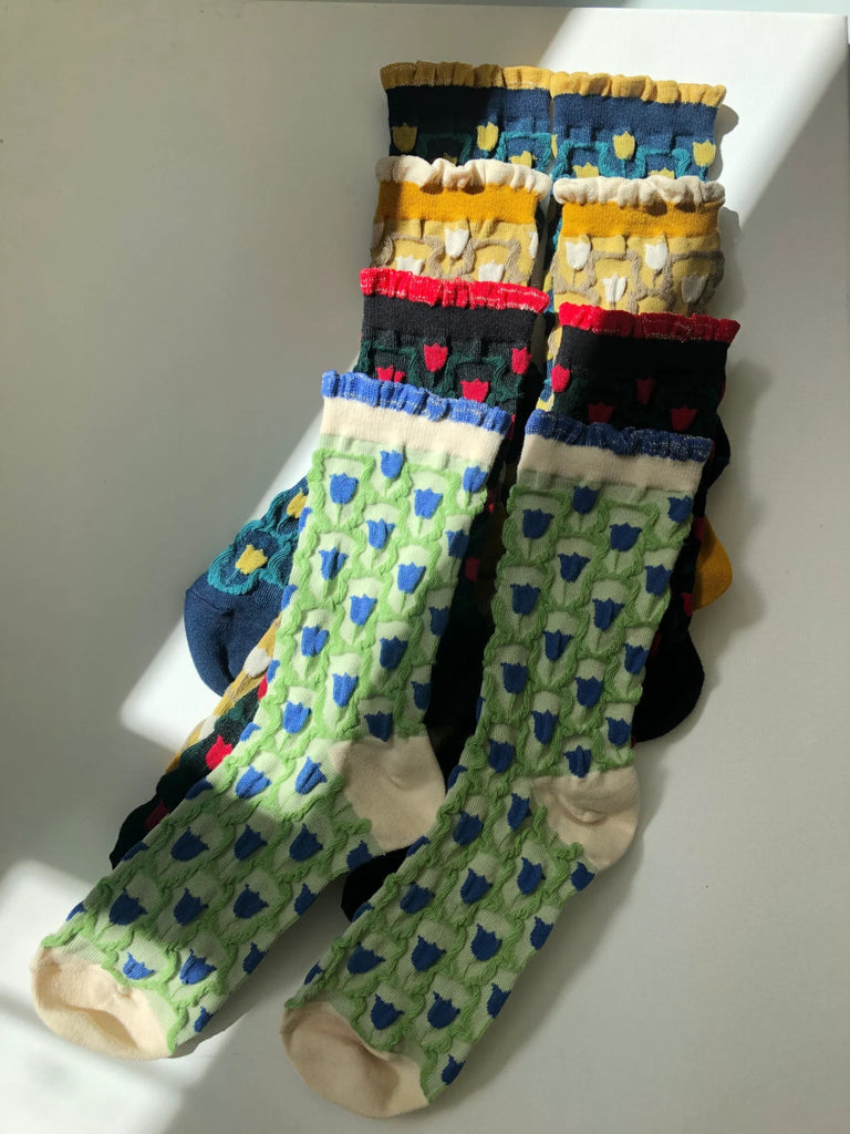 Billy Bamboo Tulip Holiday Socks (Many Colours) - Victoire BoutiqueBilly BambooSocks Ottawa Boutique Shopping Clothing