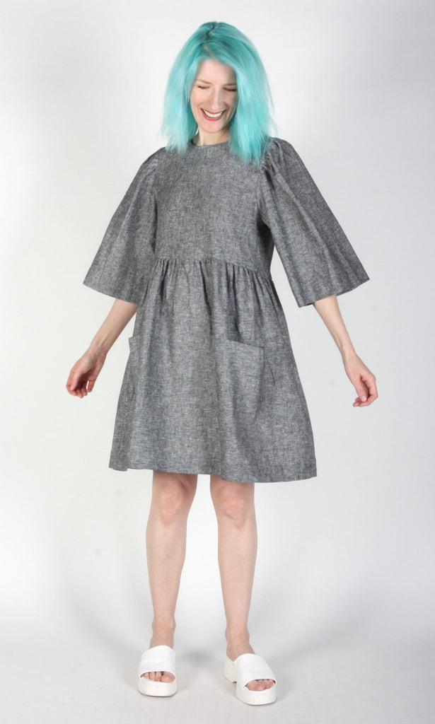Birds of North America Chimney Swift Dress (Conte) - Victoire BoutiqueBirds of North AmericaDresses Ottawa Boutique Shopping Clothing