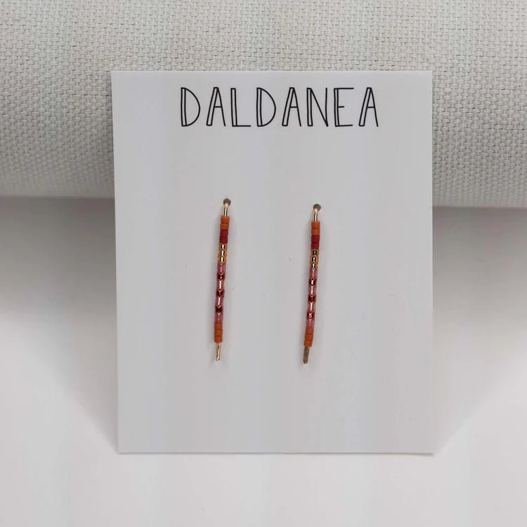 Daldanea Bar Stud Earrings (Many Colours) - Victoire BoutiqueDaldaneaEarrings Ottawa Boutique Shopping Clothing