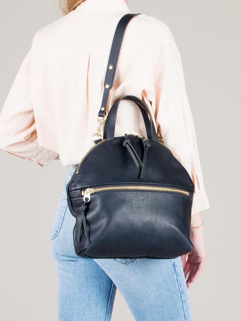 Eleven Thirty Anni Large Shoulder Bag (Black with Front Zipper) - Victoire BoutiqueEleven ThirtyBags Ottawa Boutique Shopping Clothing