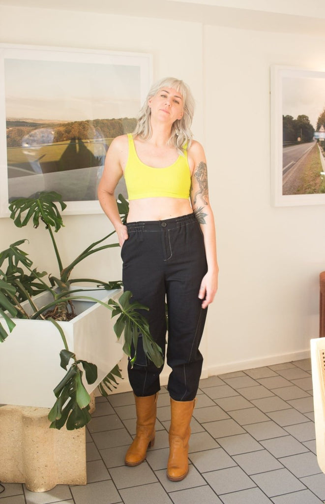 Eve Gravel June Top Yellow Neon (In Store) - Victoire BoutiqueEve GravelTops Ottawa Boutique Shopping Clothing