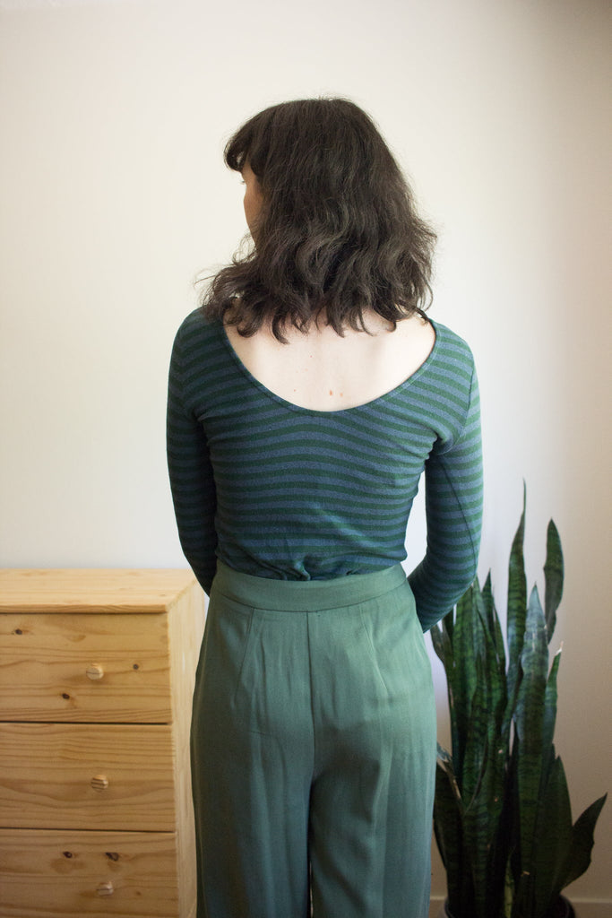 Eve Gravel Louise Top - Emerald & Spirulina (In Store) - Victoire BoutiqueEve GravelTops Ottawa Boutique Shopping Clothing