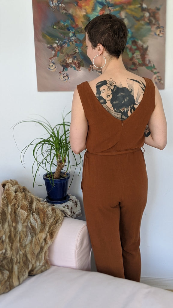 Eve Gravel Owl Moon Jumpsuit - Various Colours (Online Exclusive) - Victoire BoutiqueEve GravelJumpsuits Ottawa Boutique Shopping Clothing