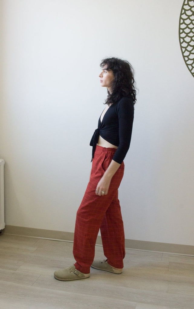 Eve Gravel Randers Pants - Burnt Orange (In Store) - Victoire BoutiqueEve GravelBottoms Ottawa Boutique Shopping Clothing