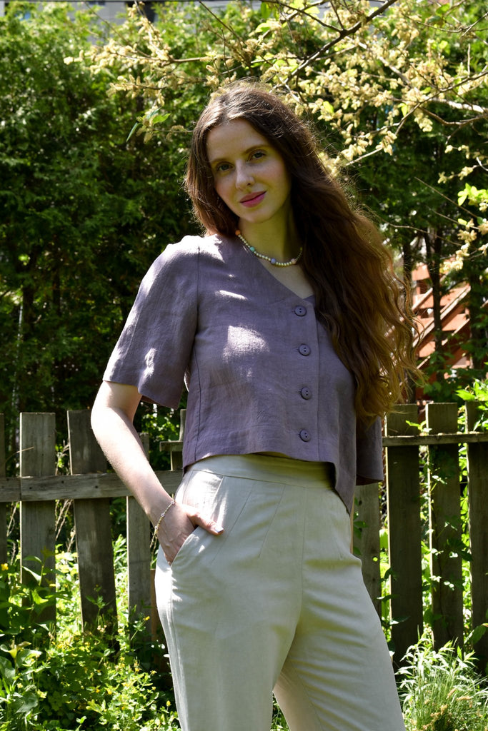 Eve Gravel Sparrow Pants - Argile (Online Exclusive) - Victoire BoutiqueEve GravelBottoms Ottawa Boutique Shopping Clothing