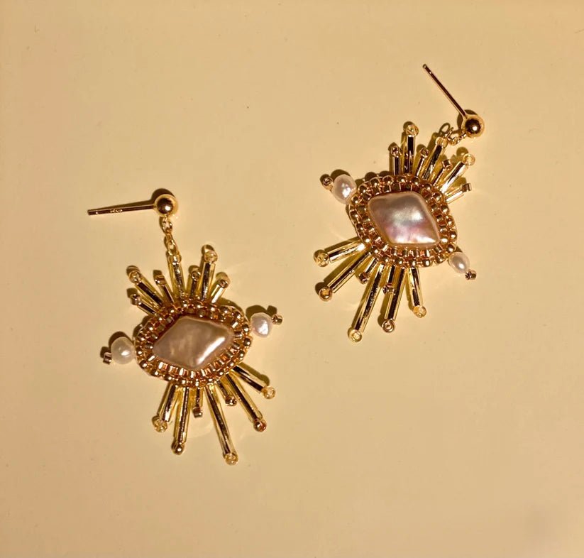 Frnge Eye of the Beholder Earrings (Gold) - Victoire BoutiqueFrngeEarrings Ottawa Boutique Shopping Clothing