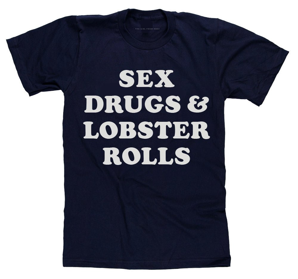 Girl From Away Lobster Rolls Tee (Navy) - Victoire BoutiqueGirl From Awaytshirt Ottawa Boutique Shopping Clothing