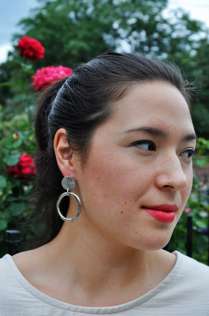 Hawkly Cobra Hoop Earrings (Bronze or Silver) - Victoire BoutiqueHawklyEarrings Ottawa Boutique Shopping Clothing