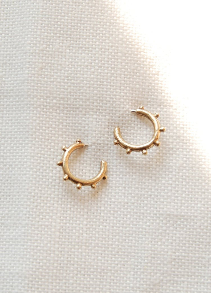 Hawkly Nomad Small Hoops (Bronze or Silver) - Victoire BoutiqueHawklyEarrings Ottawa Boutique Shopping Clothing
