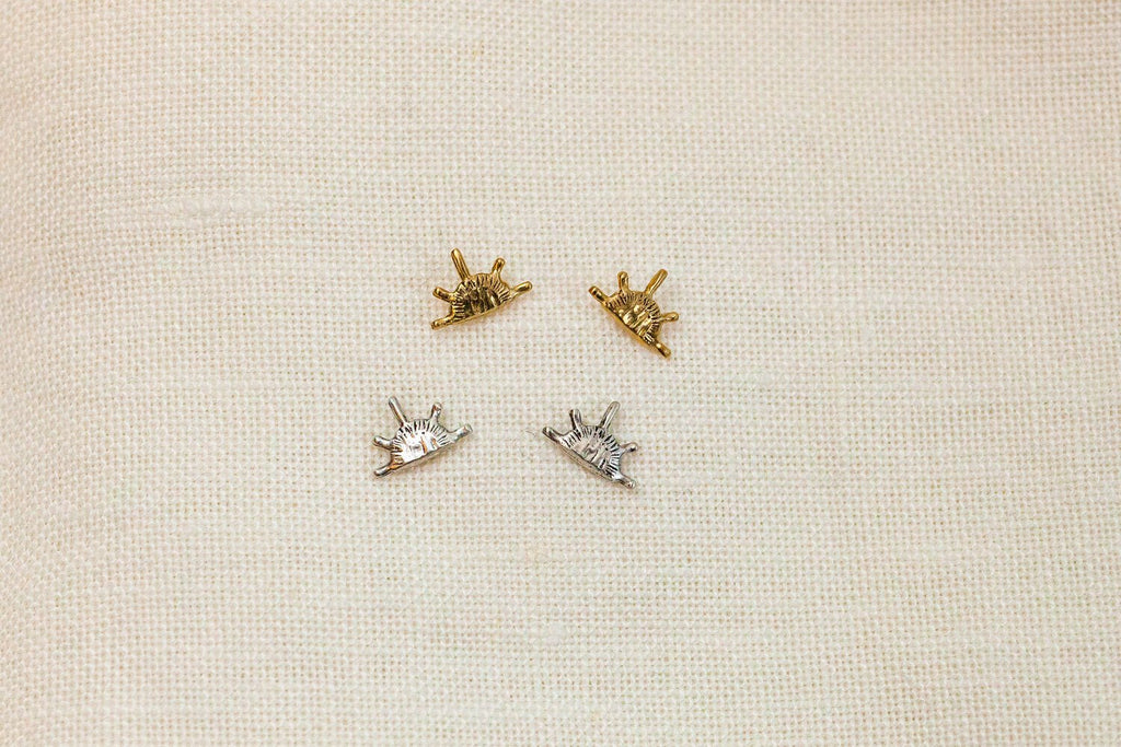 Hawkly Sunburst Studs (Bronze or Silver) - Victoire BoutiqueHawklyEarrings Ottawa Boutique Shopping Clothing
