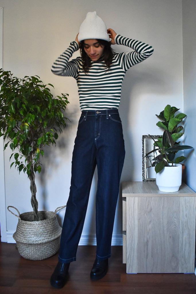 Iris Denim Line Up Jeans (Dark Blue) - Victoire BoutiqueIrisBottoms Ottawa Boutique Shopping Clothing
