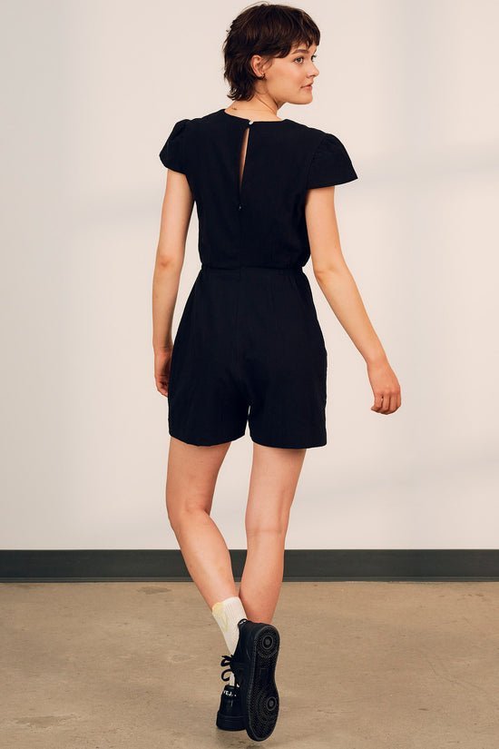 Jennifer Glasgow Eula Jumpsuit (Black) - Victoire BoutiqueJennifer GlasgowRomper Ottawa Boutique Shopping Clothing