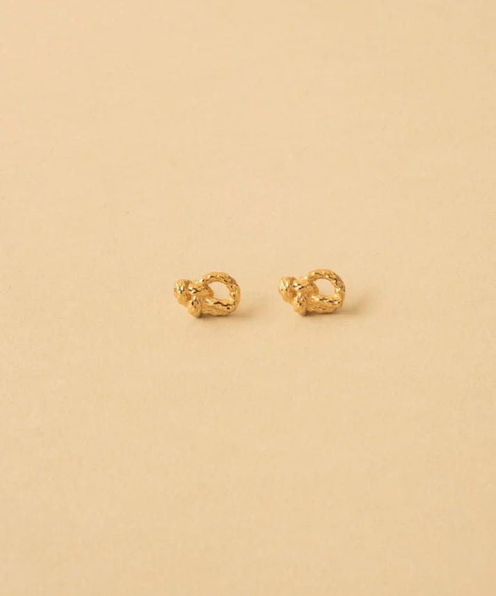 La Manufacture Noeuds Studs (Small - Gold or Silver) - Victoire BoutiqueLa ManufactureEarrings Ottawa Boutique Shopping Clothing