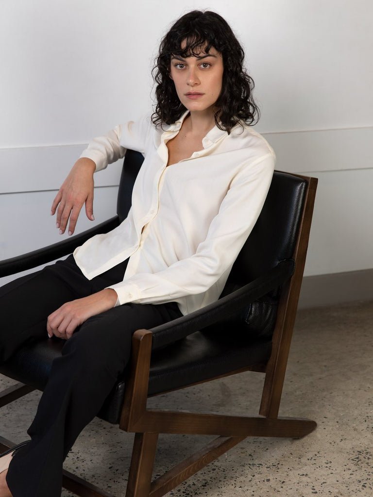 Lepidoptere Berenice Shirt (Ivory) - Victoire BoutiqueLepidoptereTops Ottawa Boutique Shopping Clothing