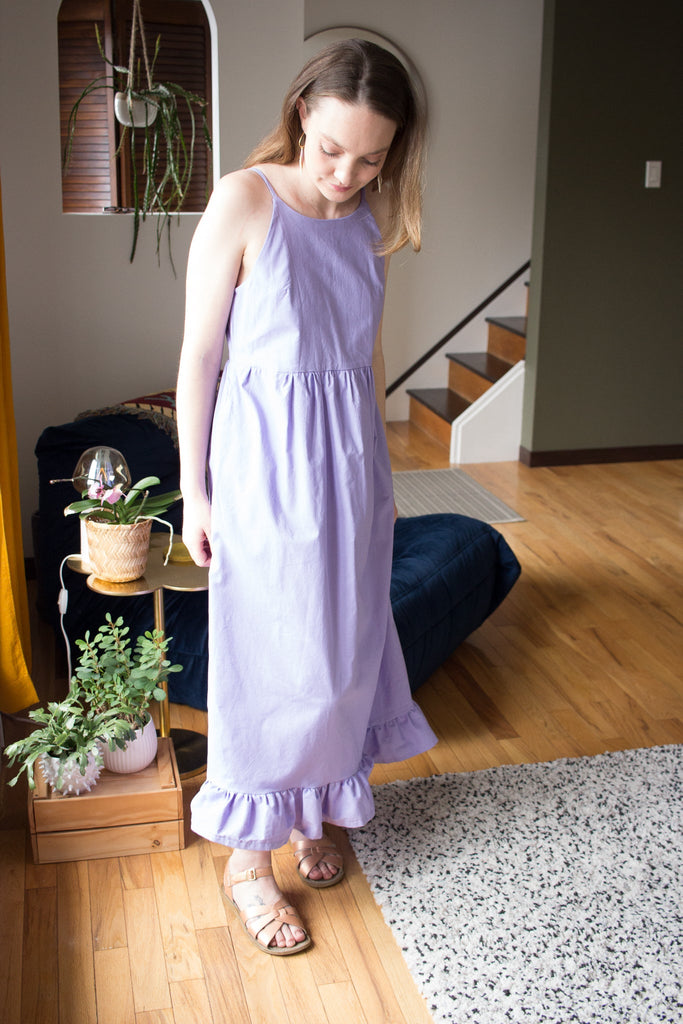 Lights of All Field Dress (Lavender) - Victoire BoutiqueLights of AllDresses Ottawa Boutique Shopping Clothing