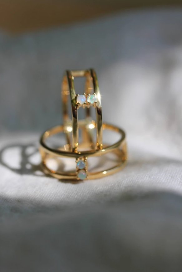Little Gold Futurist Ring - Victoire BoutiqueLittle GoldRings Ottawa Boutique Shopping Clothing