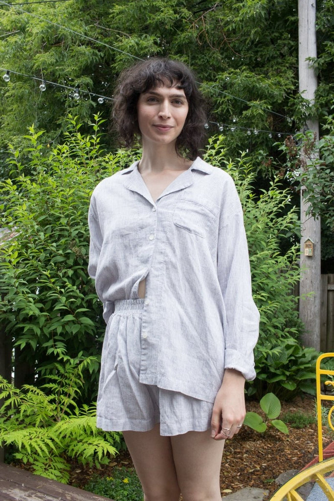 Shelter Summer PJ Set (Stripe) - Victoire BoutiqueShelterLingerie Ottawa Boutique Shopping Clothing