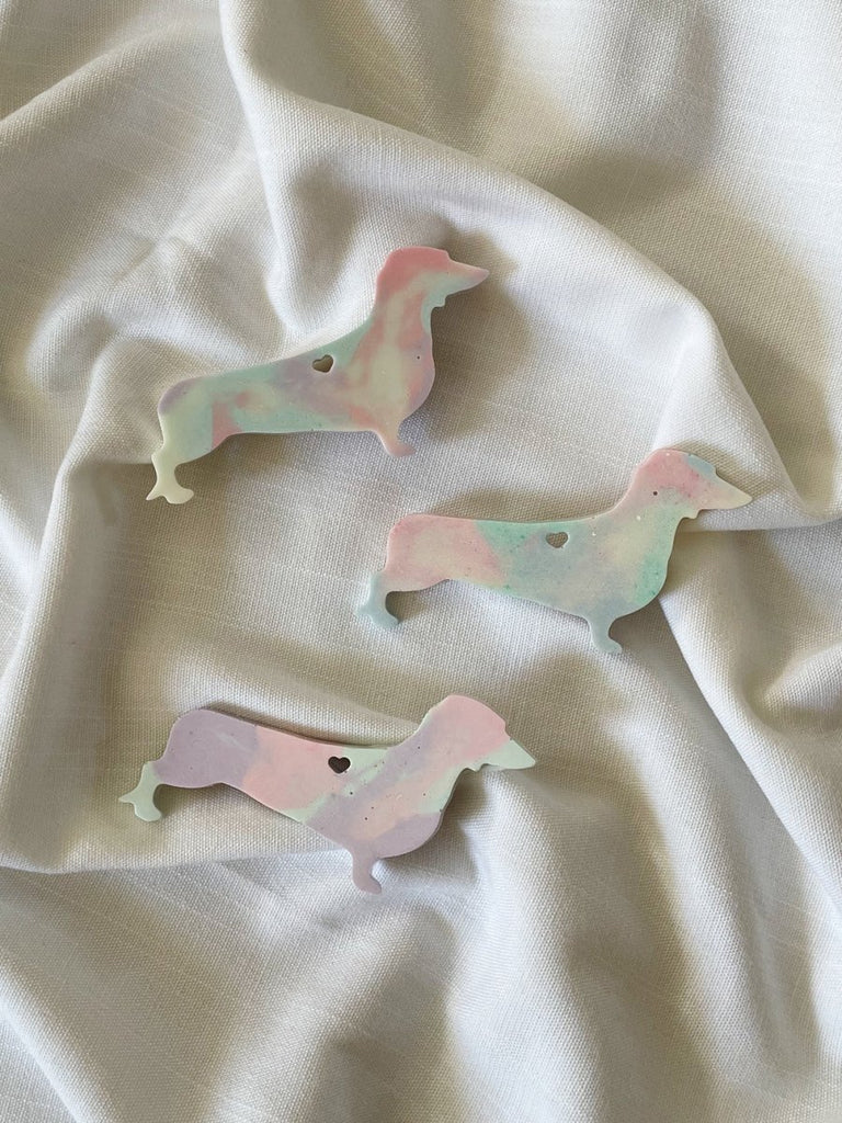 With Nini Pastel Puppy Barrettes - Victoire BoutiqueWith NiniBags Ottawa Boutique Shopping Clothing