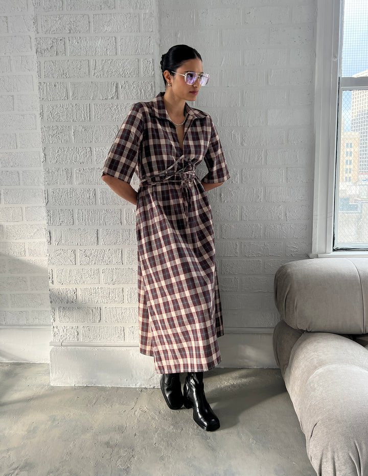 A Bronze Age Eden Dress (Nerd Plaid) - Victoire BoutiqueA Bronze AgeDresses Ottawa Boutique Shopping Clothing