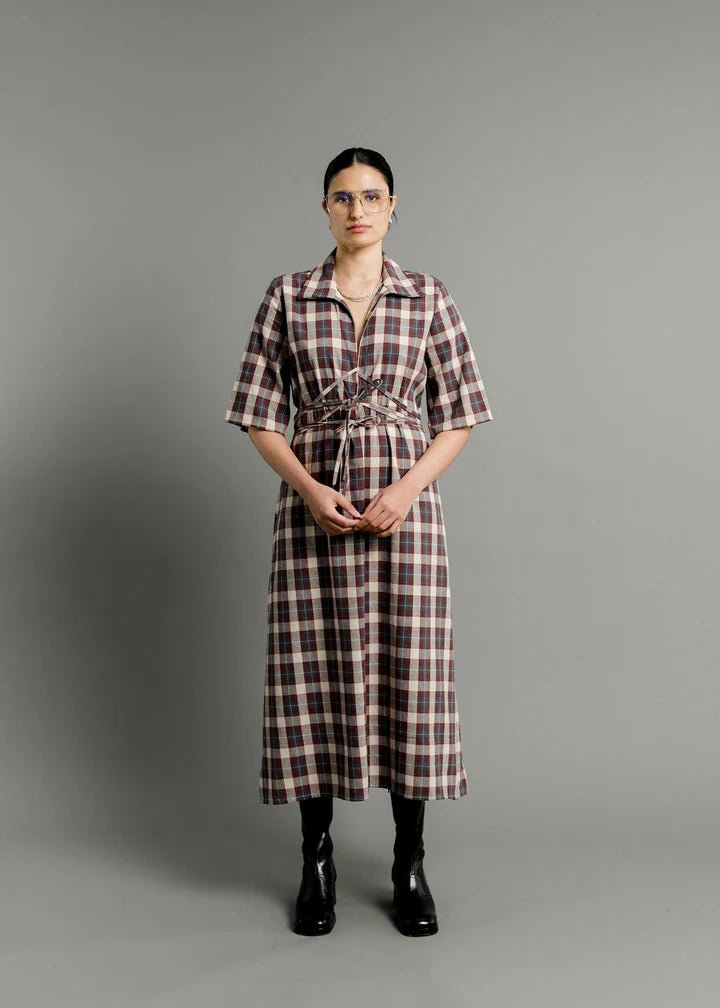 A Bronze Age Eden Dress (Nerd Plaid) - Victoire BoutiqueA Bronze AgeDresses Ottawa Boutique Shopping Clothing