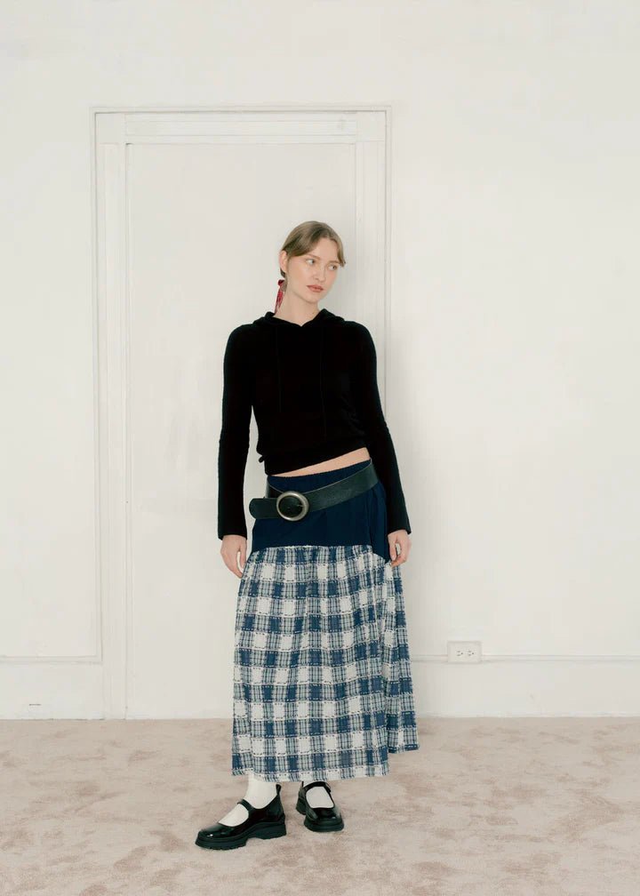 A Bronze Age Field Skirt (Dimple / Molly Plaid) - Victoire BoutiqueA Bronze AgeSkirts Ottawa Boutique Shopping Clothing