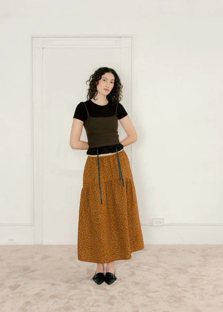 A Bronze Age Field Skirt (Penny Floral) - Victoire BoutiqueA Bronze AgeSkirts Ottawa Boutique Shopping Clothing