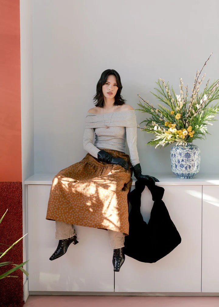 A Bronze Age Field Skirt (Penny Floral) - Victoire BoutiqueA Bronze AgeSkirts Ottawa Boutique Shopping Clothing