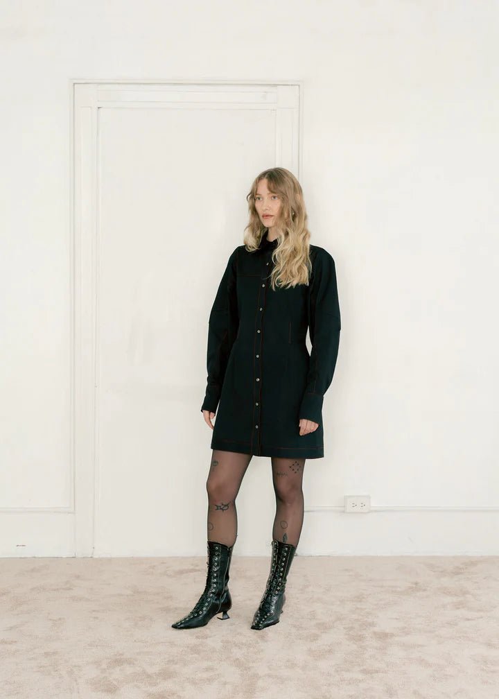 A Bronze Age Hawthorne Dress (Panther) - Victoire BoutiqueA Bronze AgeDresses Ottawa Boutique Shopping Clothing