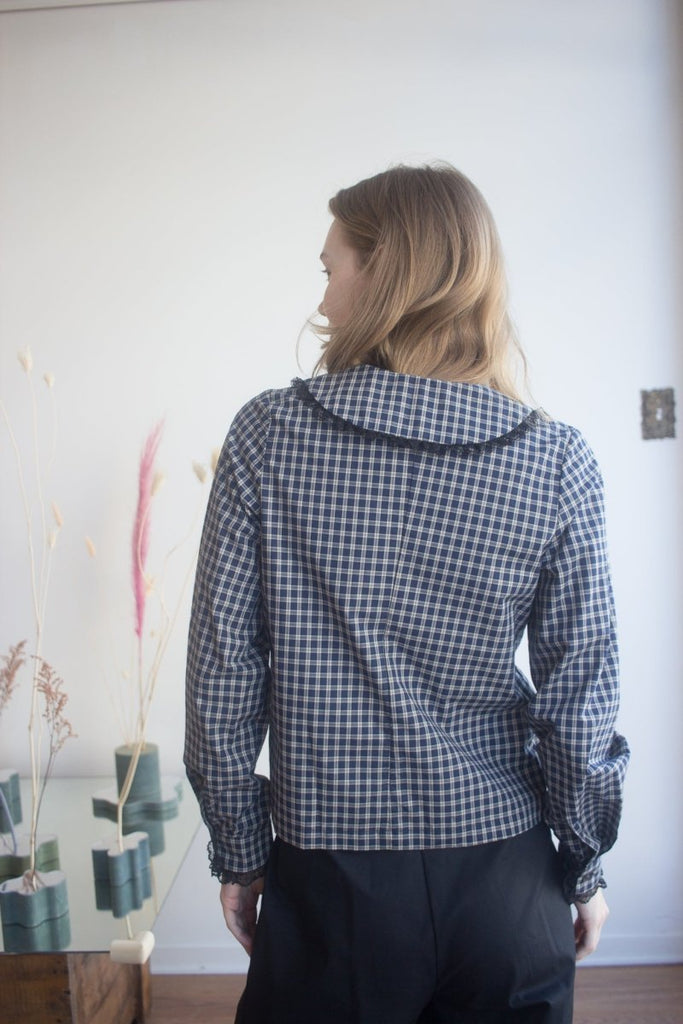 A Bronze Age Ira Top (Carter Plaid) - Victoire BoutiqueA Bronze AgeTops Ottawa Boutique Shopping Clothing