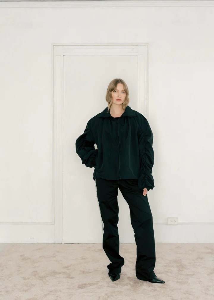 A Bronze Age Phoebe Bomber (Black Nylon) - Victoire BoutiqueA Bronze AgeOuterwear Ottawa Boutique Shopping Clothing