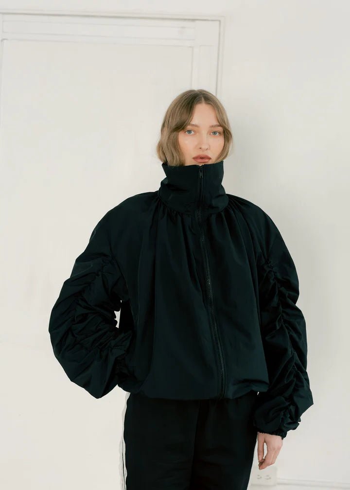 A Bronze Age Phoebe Bomber (Black Nylon) - Victoire BoutiqueA Bronze AgeOuterwear Ottawa Boutique Shopping Clothing