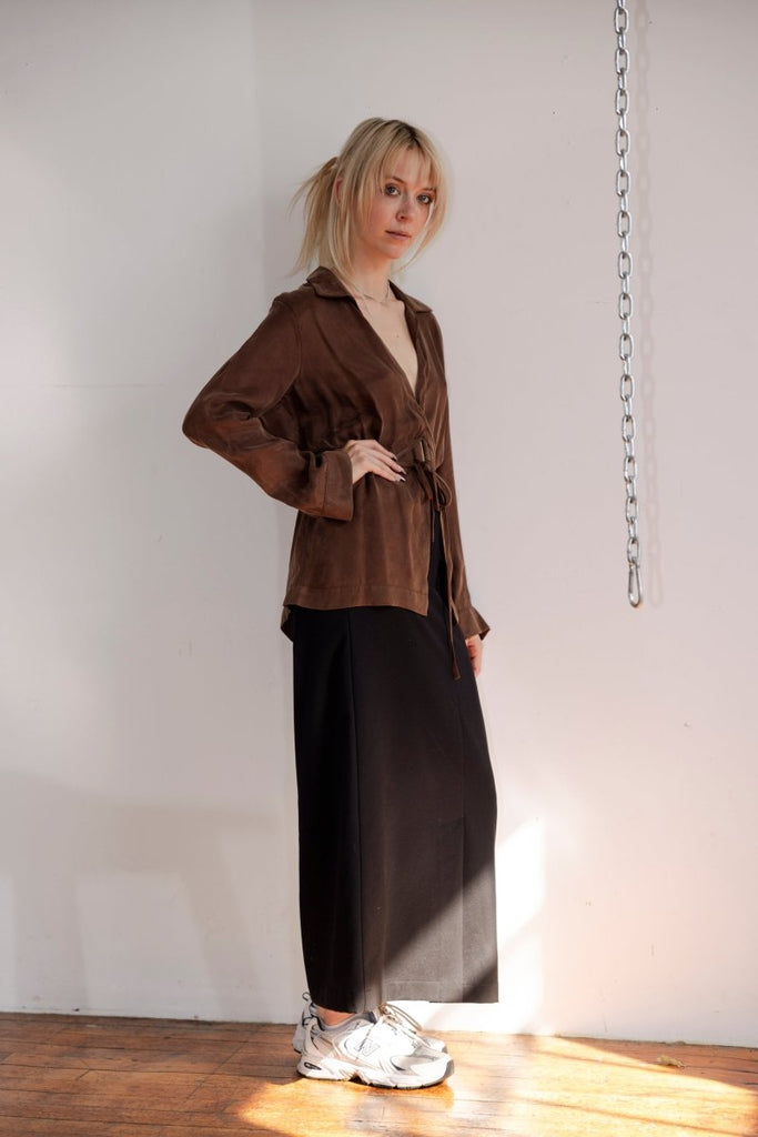 A Bronze Age Revel Blouse (Fox Cupro) - Victoire BoutiqueA Bronze AgeTops Ottawa Boutique Shopping Clothing