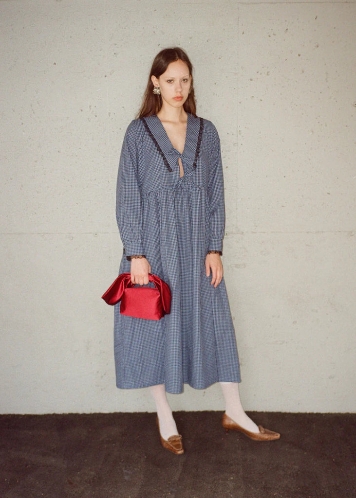 A Bronze Age Woolf Dress (Lou Gingham) - Victoire BoutiqueA Bronze AgeDresses Ottawa Boutique Shopping Clothing