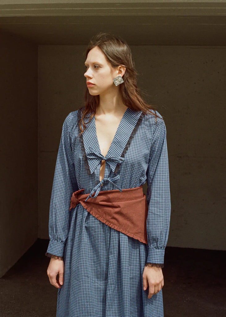 A Bronze Age Woolf Dress (Lou Gingham) - Victoire BoutiqueA Bronze AgeDresses Ottawa Boutique Shopping Clothing