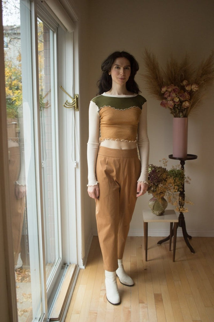 Amanda Moss Priscilla Pants (Ochre) - Victoire BoutiqueAmanda MossBottoms Ottawa Boutique Shopping Clothing