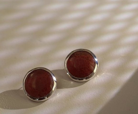 Anne Dahl Agate Stud Earrings - Victoire BoutiqueAnne DahlEarrings Ottawa Boutique Shopping Clothing