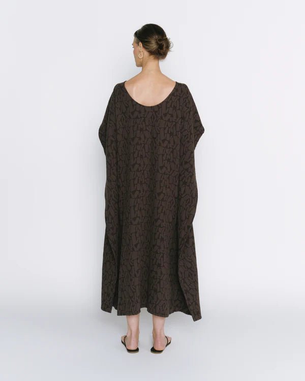 Anushka Diana Jacquard Caftan (Iron) - Victoire BoutiqueAnushkaDresses Ottawa Boutique Shopping Clothing