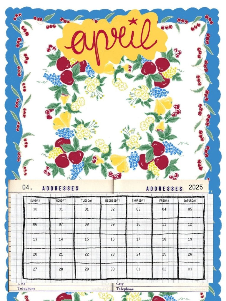 Artistorian 2024 - 2025 16 - Month Calander - Victoire BoutiqueArtistorianStationery Ottawa Boutique Shopping Clothing