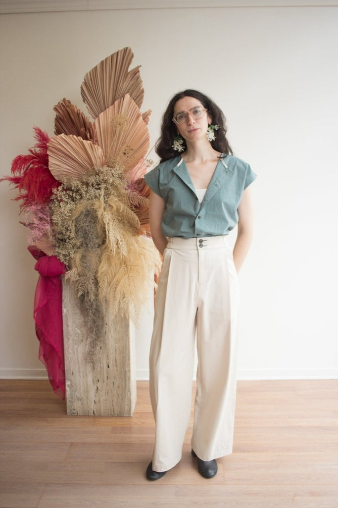 Atelier B Reversible Top (Verdigris) - Victoire BoutiqueAtelier BTops Ottawa Boutique Shopping Clothing