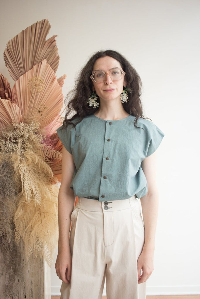 Atelier B Reversible Top (Verdigris) - Victoire BoutiqueAtelier BTops Ottawa Boutique Shopping Clothing