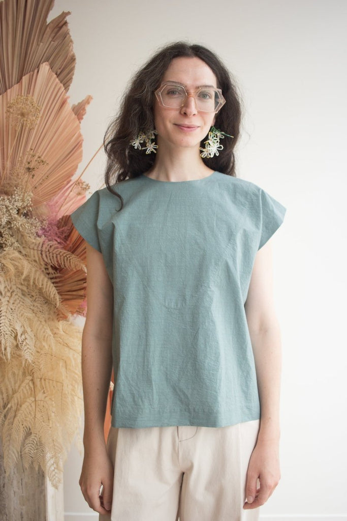 Atelier B Reversible Top (Verdigris) - Victoire BoutiqueAtelier BTops Ottawa Boutique Shopping Clothing