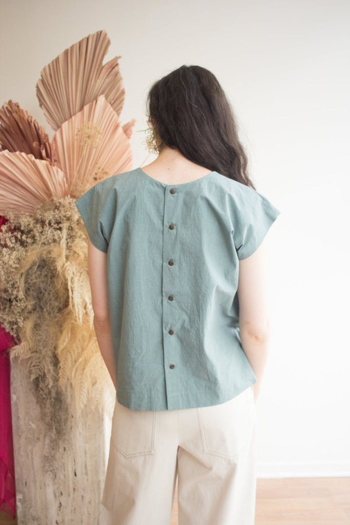 Atelier B Reversible Top (Verdigris) - Victoire BoutiqueAtelier BTops Ottawa Boutique Shopping Clothing