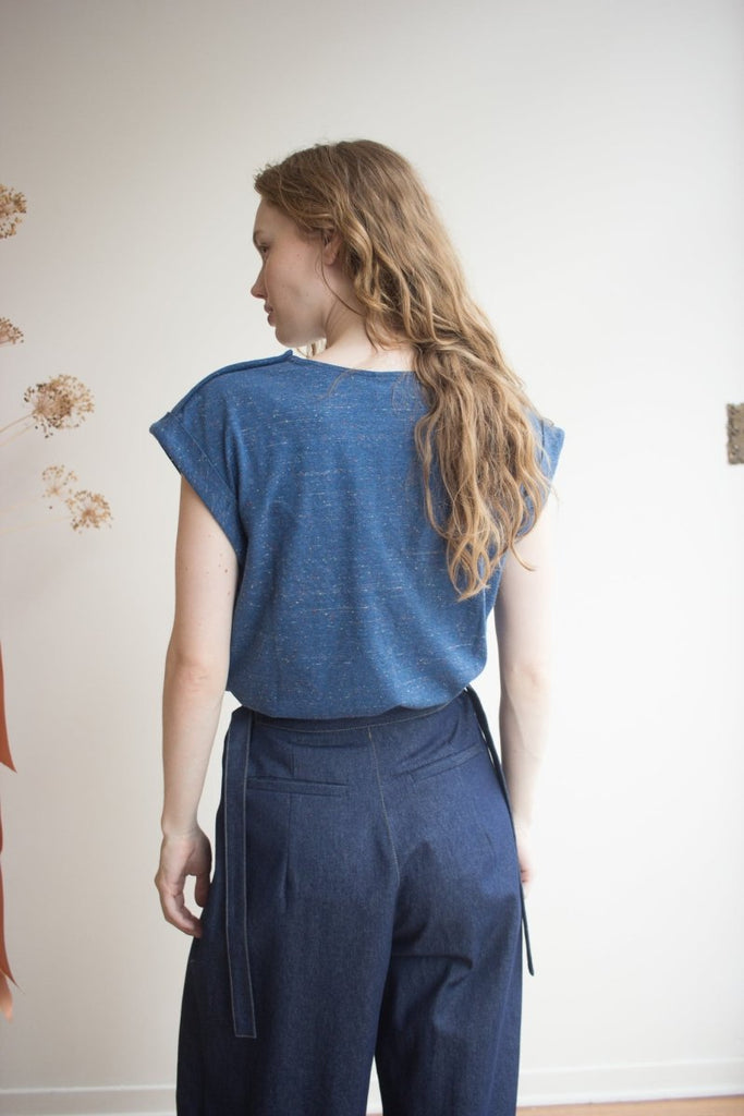 Atelier B Tee (Navy Confetti) - Victoire BoutiqueAtelier BTops Ottawa Boutique Shopping Clothing