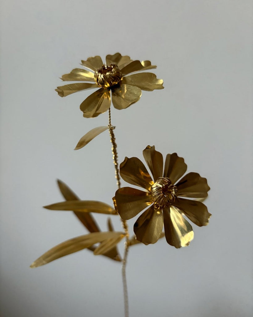 Atelier Nature Morte Brass Wood Rose Flower Stem - Victoire BoutiqueAtelier Nature MorteHome Ottawa Boutique Shopping Clothing