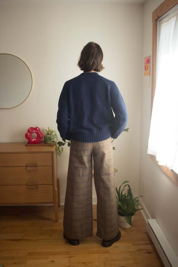 Bare Knitwear Classic Oversized Crewneck (Dark Navy) - Victoire BoutiqueBare KnitwearSweater Ottawa Boutique Shopping Clothing