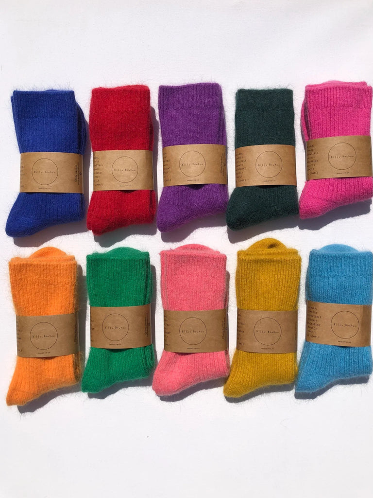 Billy Bamboo Angora Wool Socks (Many Colours) - Victoire BoutiqueBilly BambooSocks Ottawa Boutique Shopping Clothing